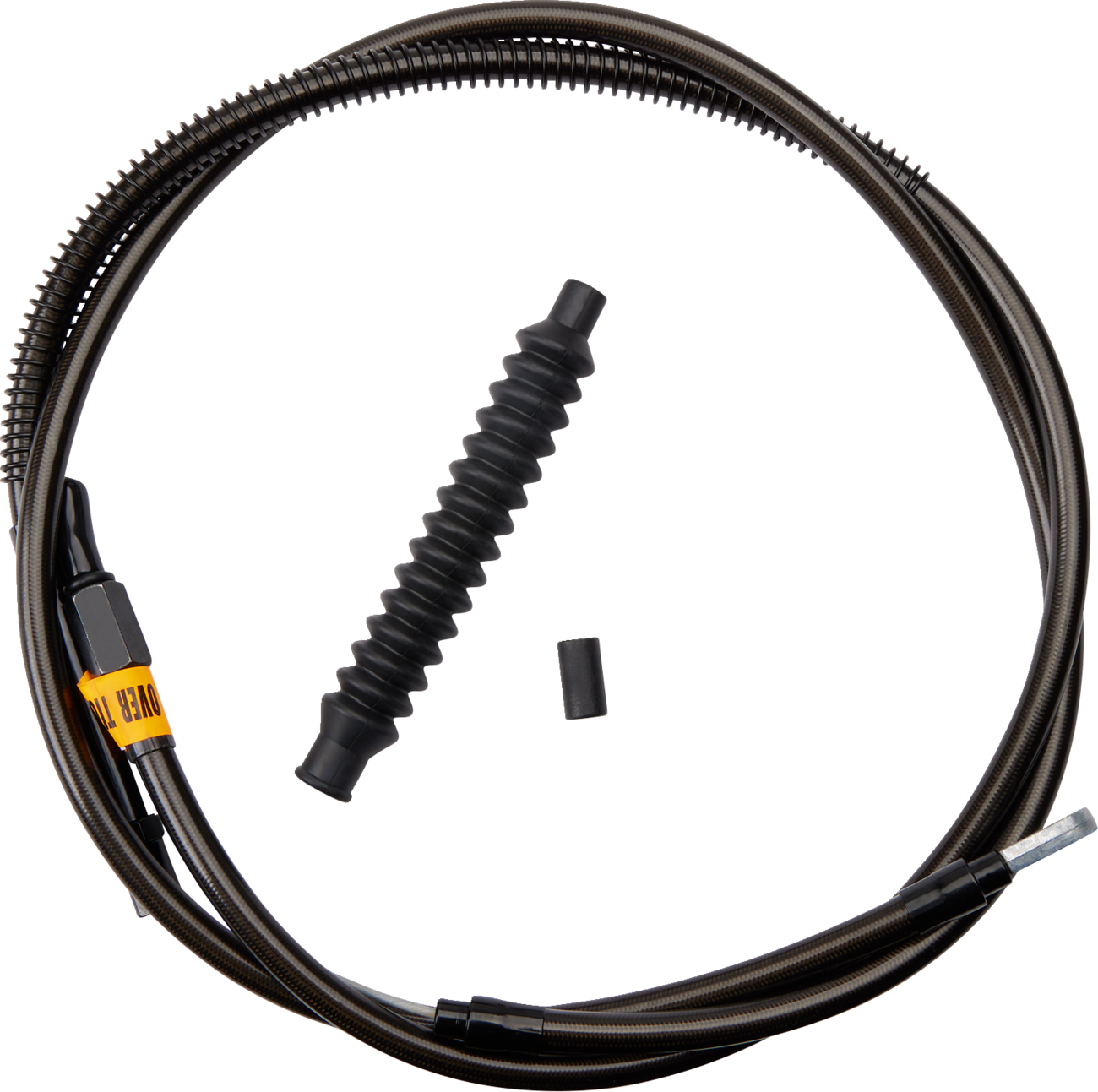 LA Choppers Midnight Braided Clutch Cable