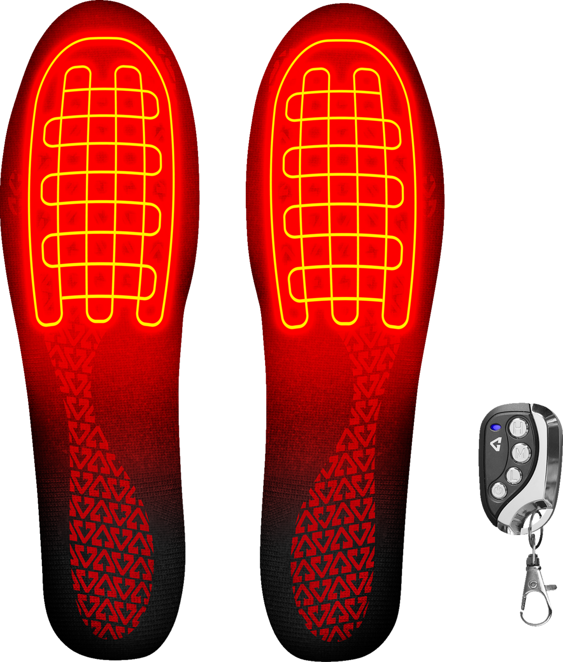 Gerbing Heated Clothing 3V Rechargeable Heated Insoles with Remote