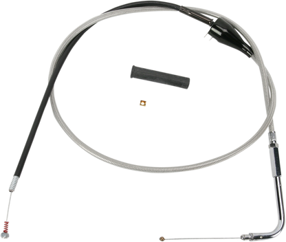Drag Specialties Stainless Braided Idle Cable Cruise