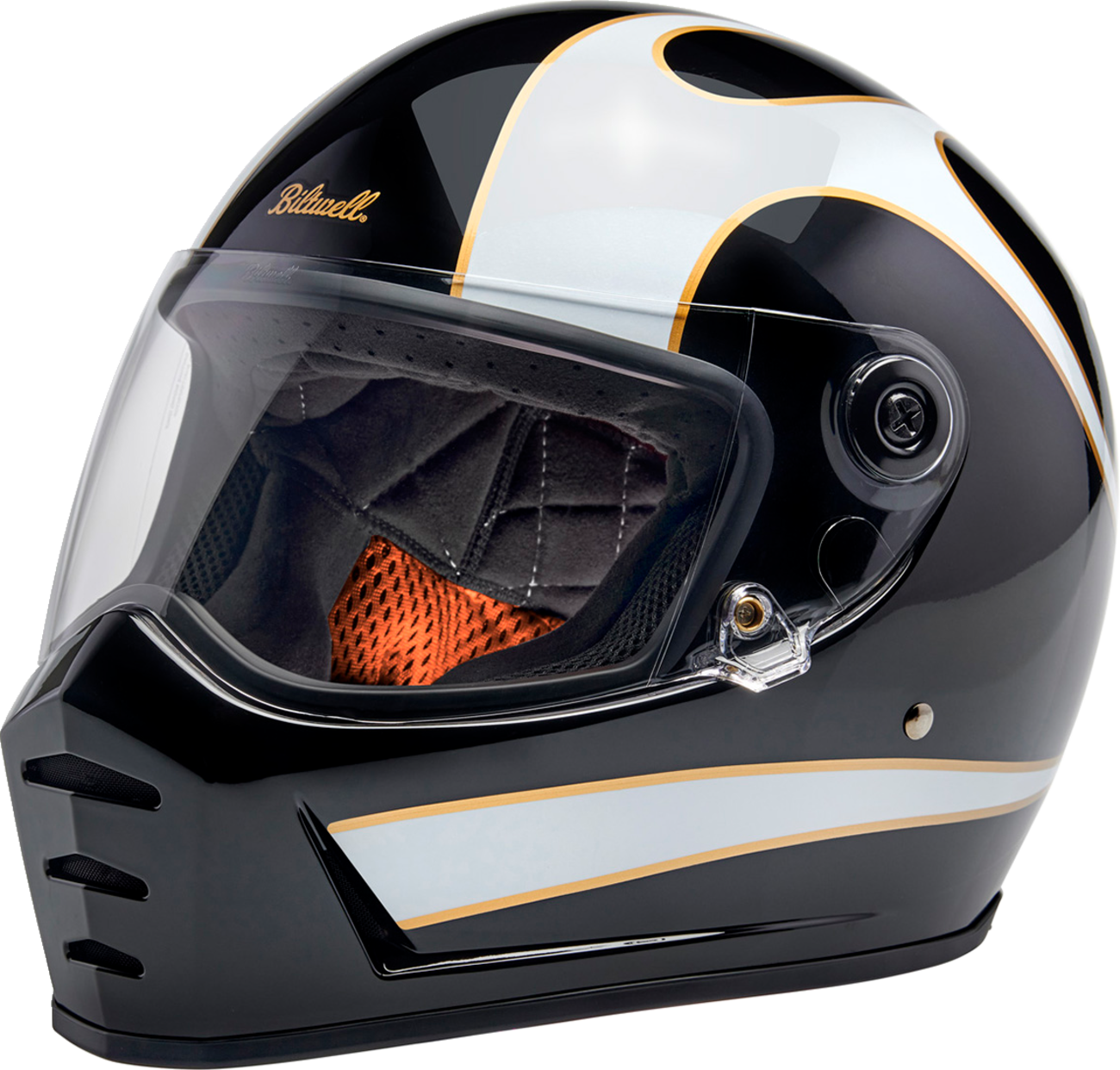 Biltwell Lane Splitter 22.06 Flames Helmet