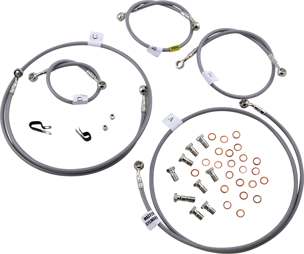 GBrakes Stainless Steel Brake Line Kit