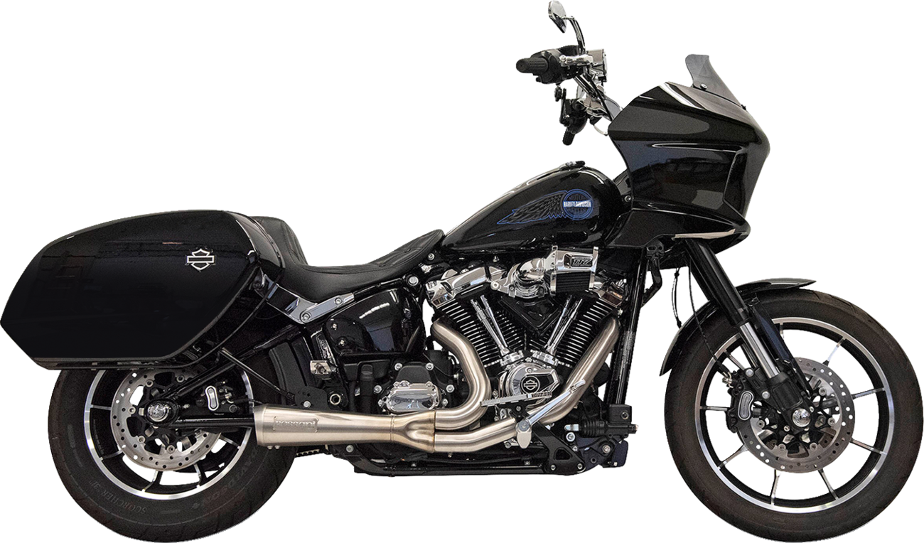 Bassani Xhaust 2-into-1 Ripper Exhaust System with Megaphone Muffler