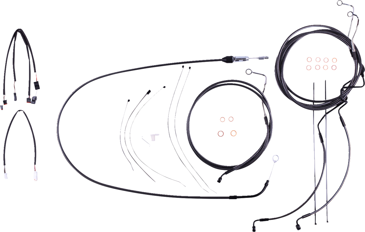 Magnum Shielding Black Pearl Designer Handlebar Installation Kit