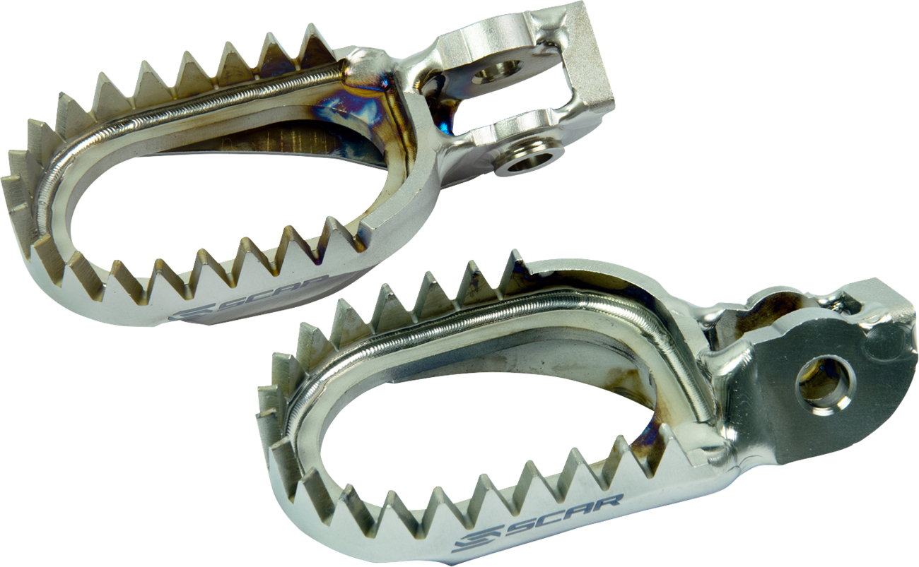 Scar Racing Anti-Mud Foot Pegs