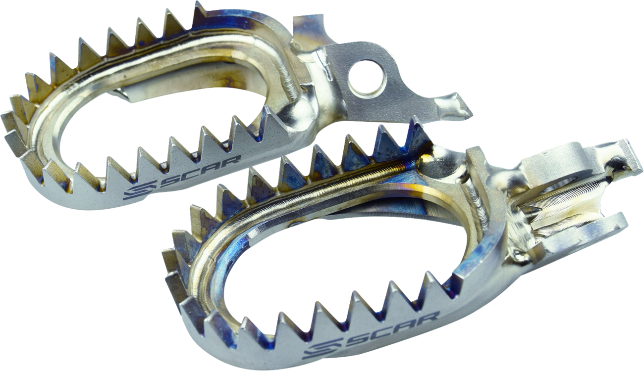 Scar Racing Anti-Mud Foot Pegs
