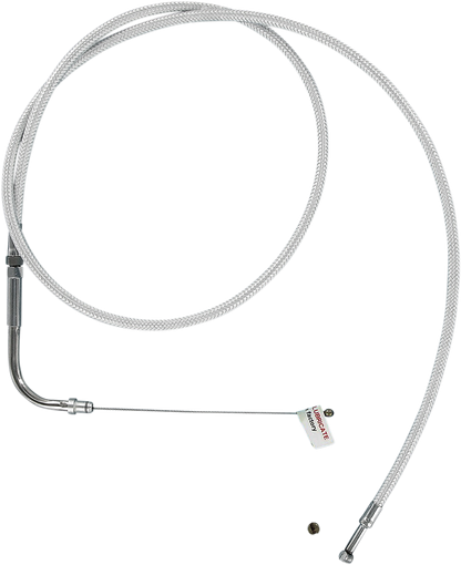 Magnum Shielding Sterling Chromite II Braided Throttle Cable for Harley-Davidson