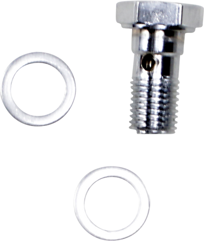 Drag Specialties Universal Chrome Steel Banjo Bolt