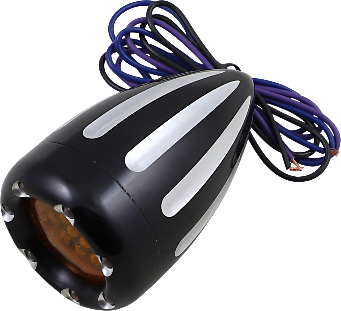 Arlen Ness Deep Cut Factory Style Turn Signals W/ LED Fire Ring