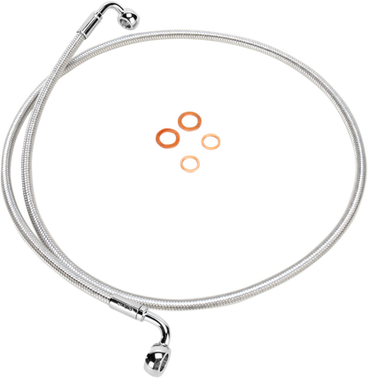 Magnum Shielding E-Z Align Braided Single Disc Front Brake Line
