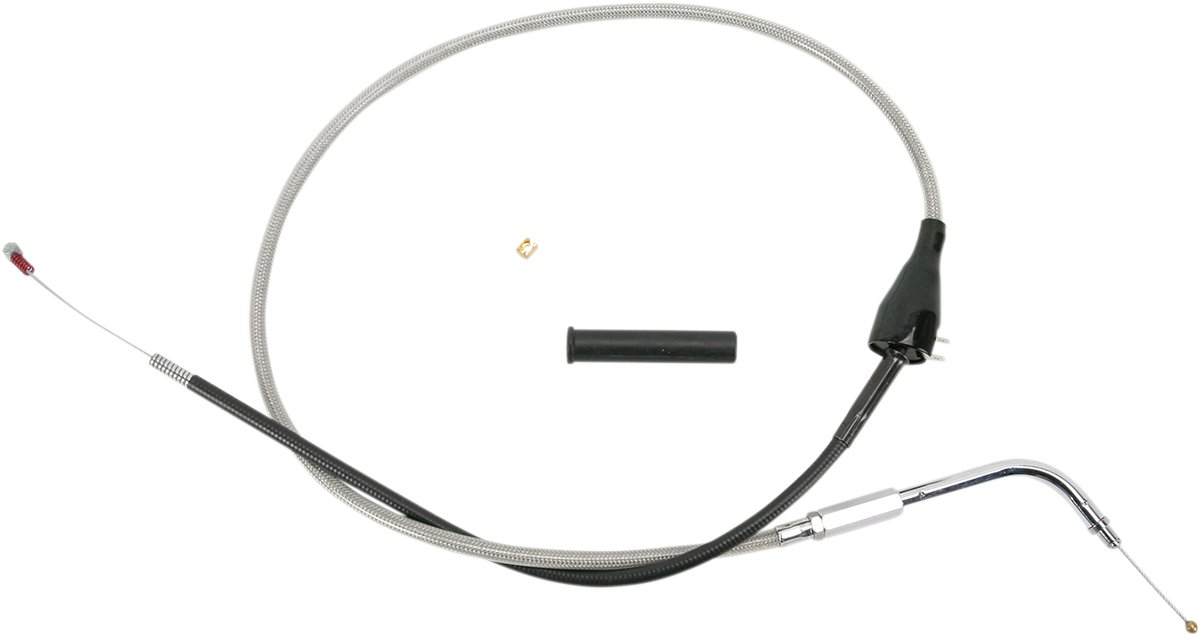 Drag Specialties Stainless Braided Idle Cable Cruise