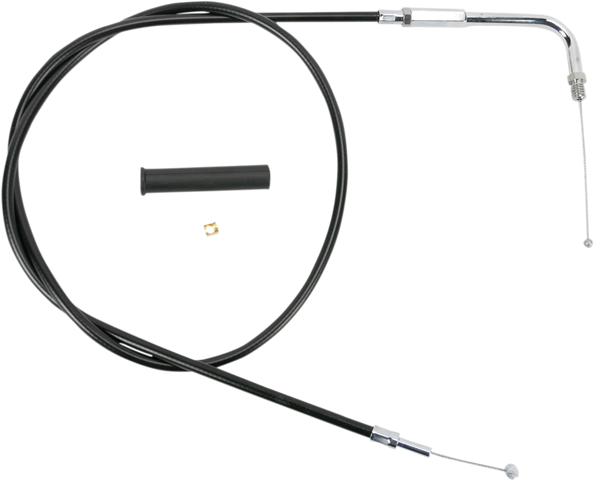 Drag Specialties Black Vinyl Throttle Cable