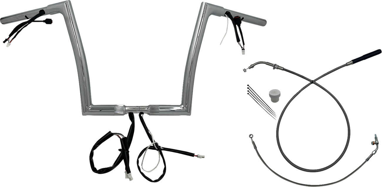Fat Baggers Inc. 1-1/4" EZ Install Flat Top Handlebar