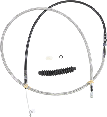 Drag Specialties High-Efficiency Braided Stainless Steel Clutch Cable