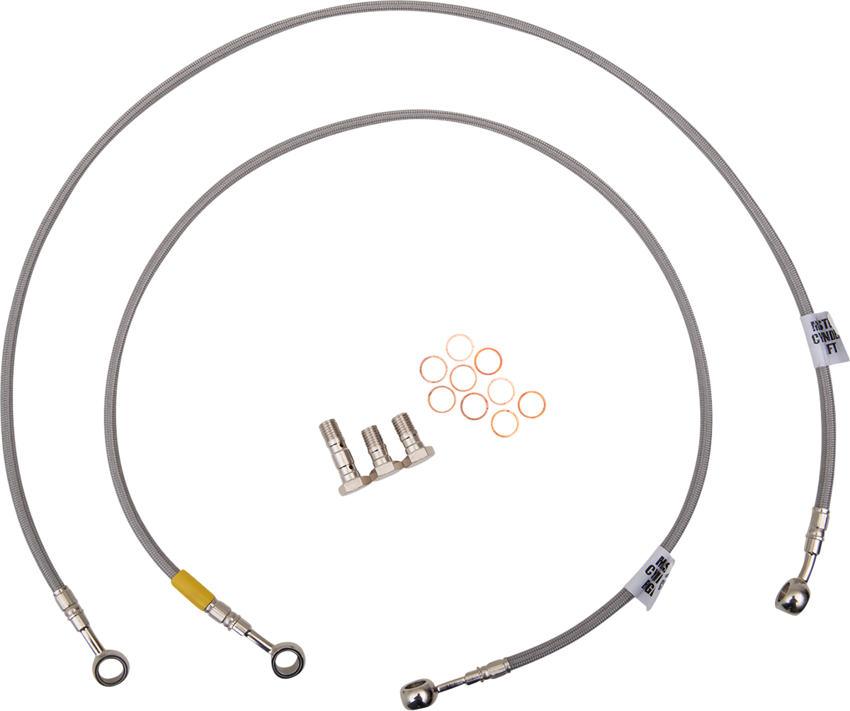 GBrakes Stainless Steel Brake Line Kit