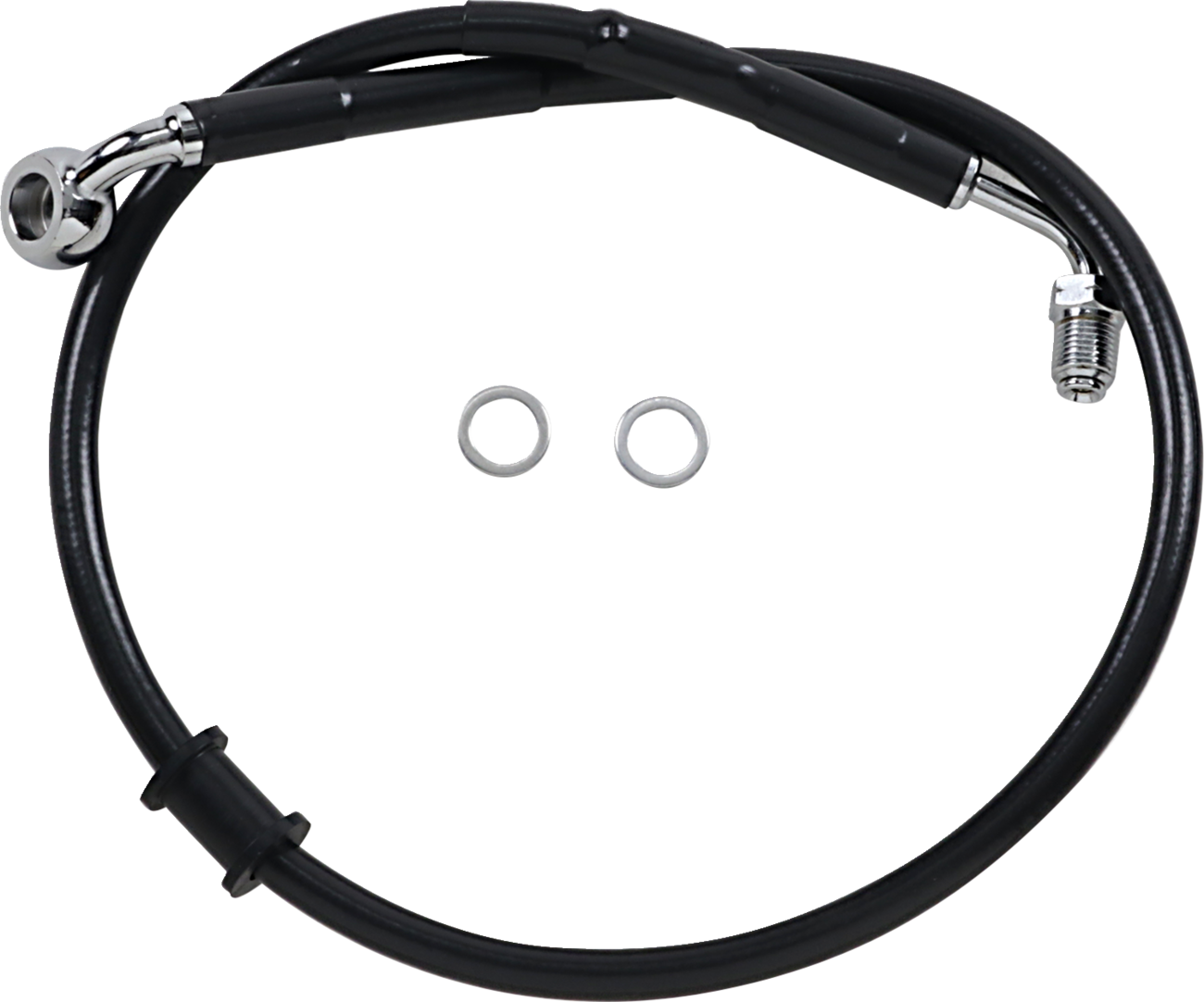 Drag Specialties Extended Length Stainless Steel Brake Line