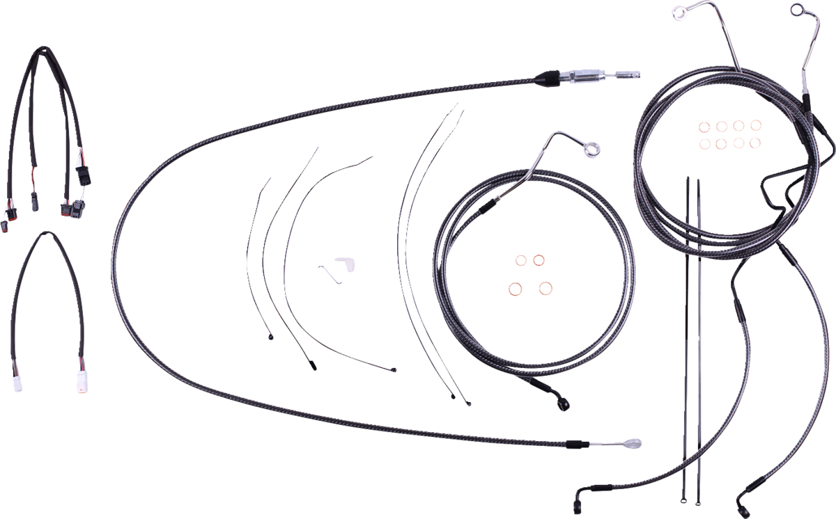 Magnum Shielding KARBONFIBR Designer Handlebar Installation Kit