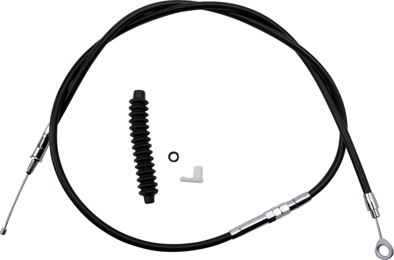 High-Efficiency Black Vinyl Clutch Cable