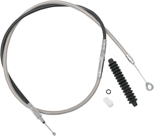 Drag Specialties High-Efficiency Braided Stainless Steel Clutch Cable