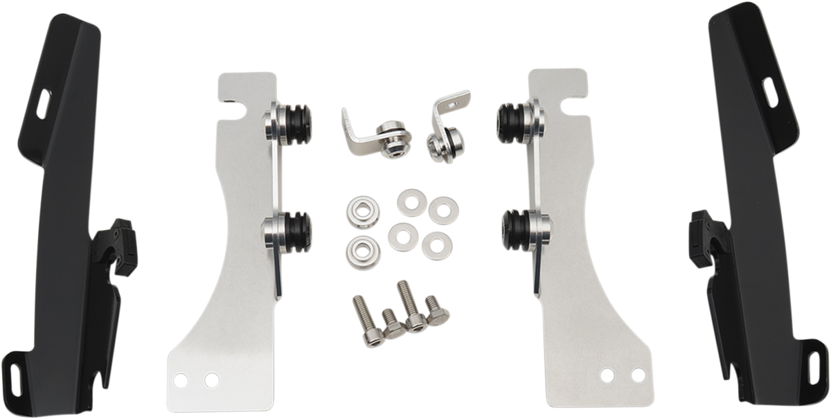 Memphis Shades Windshield Batwing Trigger-Lock Complete Mount Kit