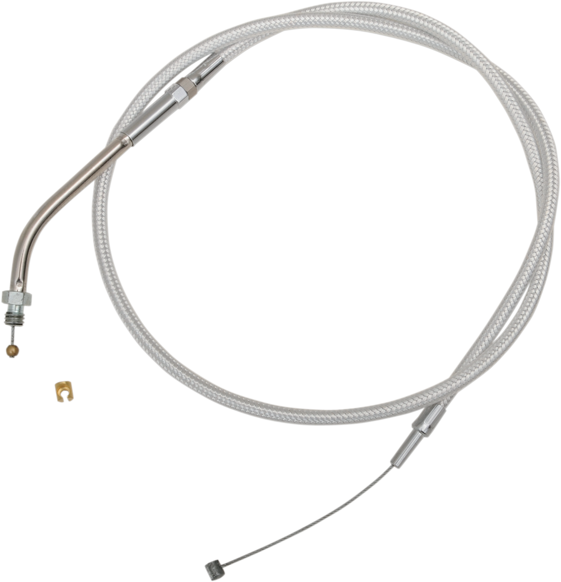 Magnum Shielding Sterling Chromite II Braided Throttle Cable for Harley-Davidson