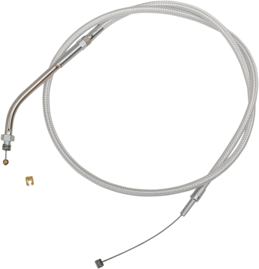 Magnum Shielding Sterling Chromite II Braided Throttle Cable for Harley-Davidson