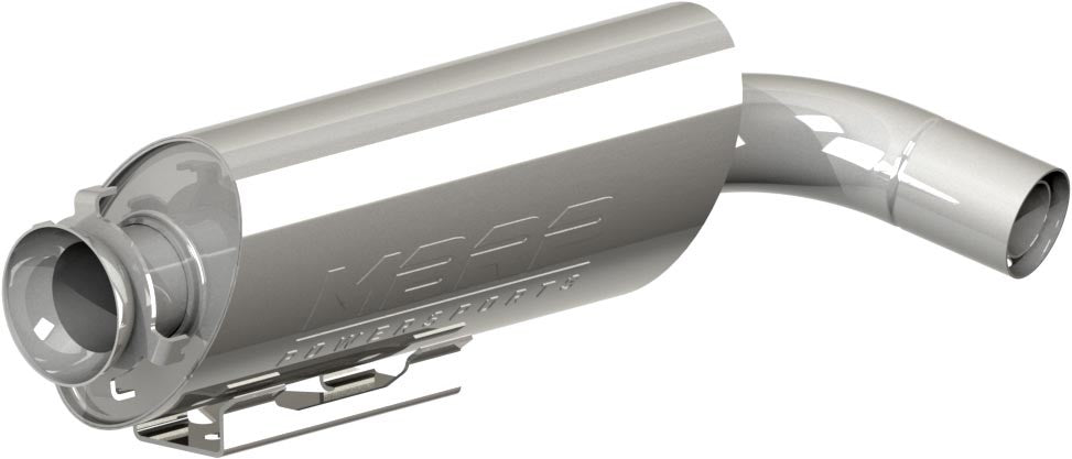 MBRP Single Slip-On System w/ Oval Muffler
