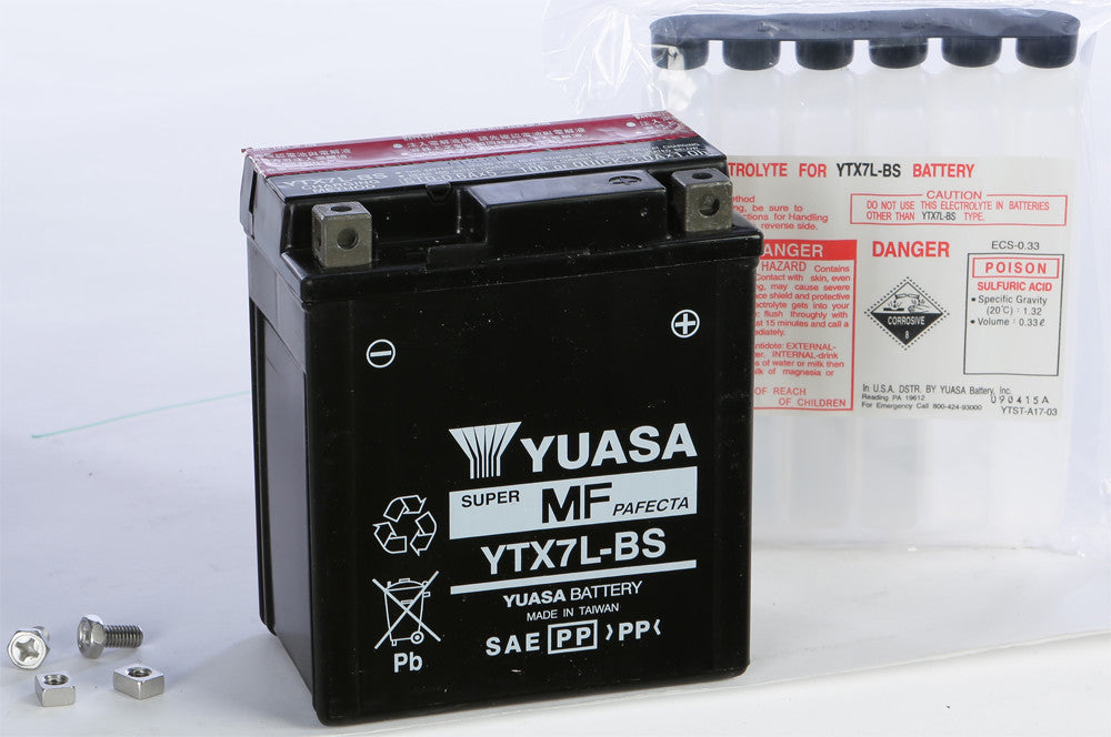 YUASA AGM Maintenance Free Battery