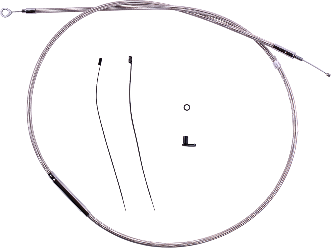 Magnum Shielding Redesigned Polished Stainless Clutch Cable