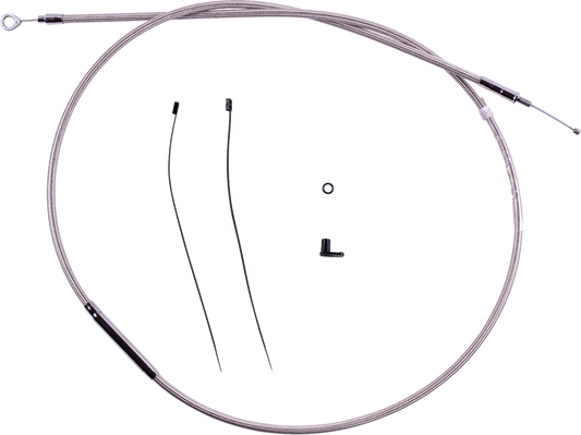 Magnum Shielding Redesigned Polished Stainless Clutch Cable