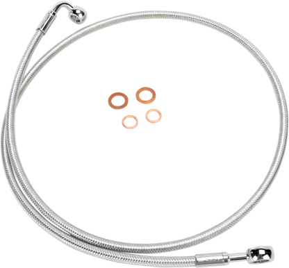 Magnum Shielding E-Z Align Braided Single Disc Front Brake Line