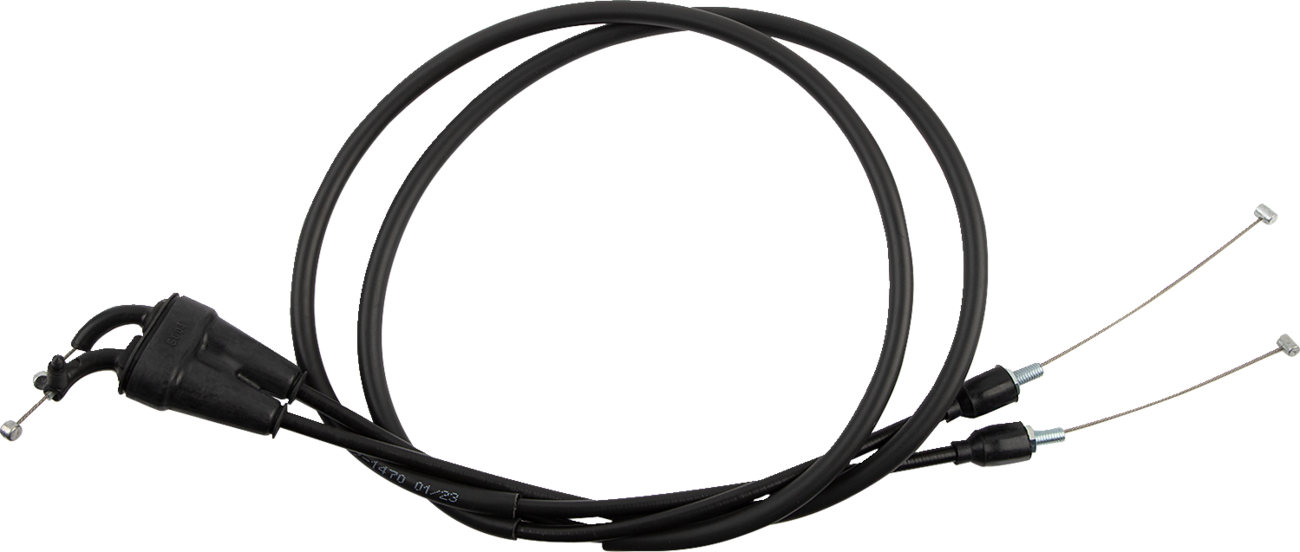 Moose Offroad Black Vinyl Throttle Cable