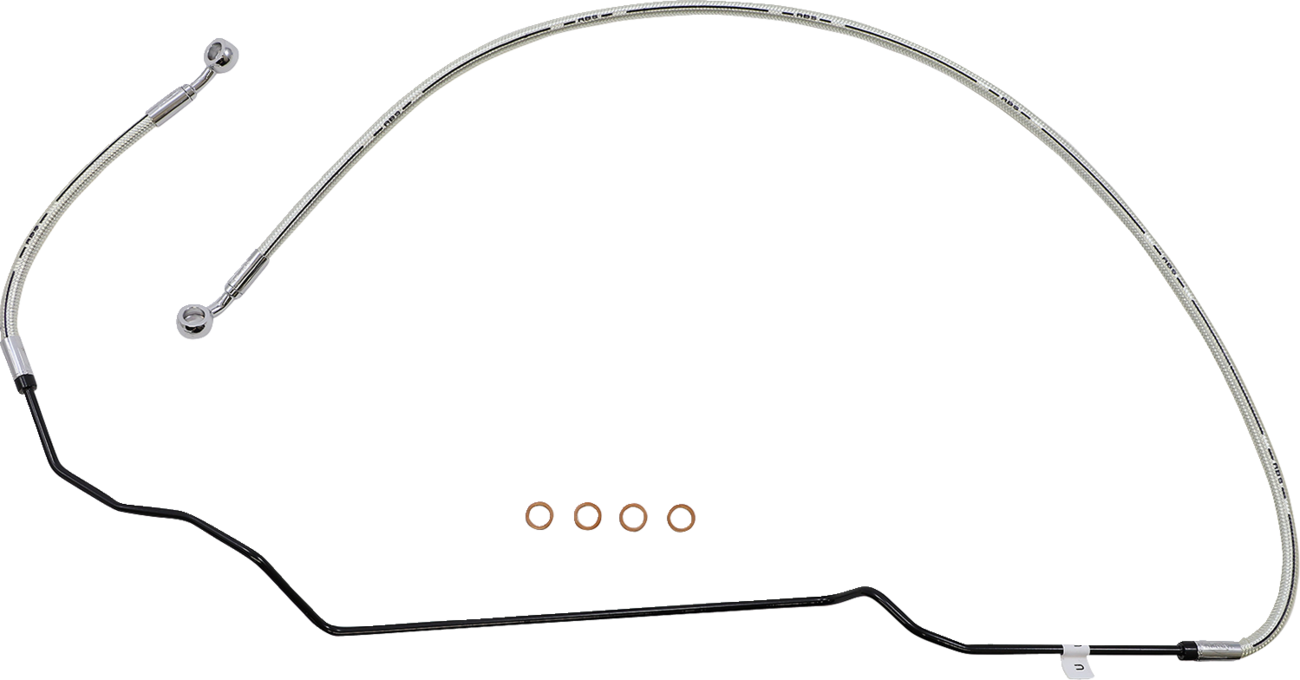 Magnum Shielding Braided Front Brake Line