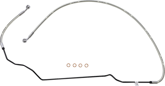 Magnum Shielding Braided Front Brake Line