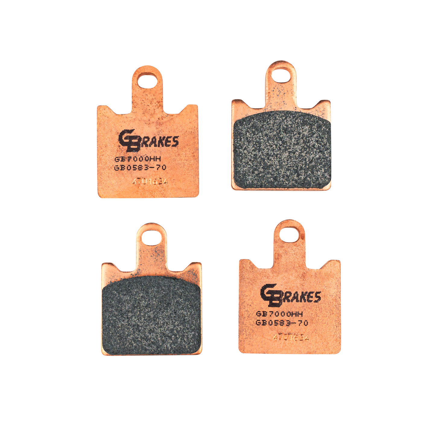 GBRAKES Brake Pads Sintered