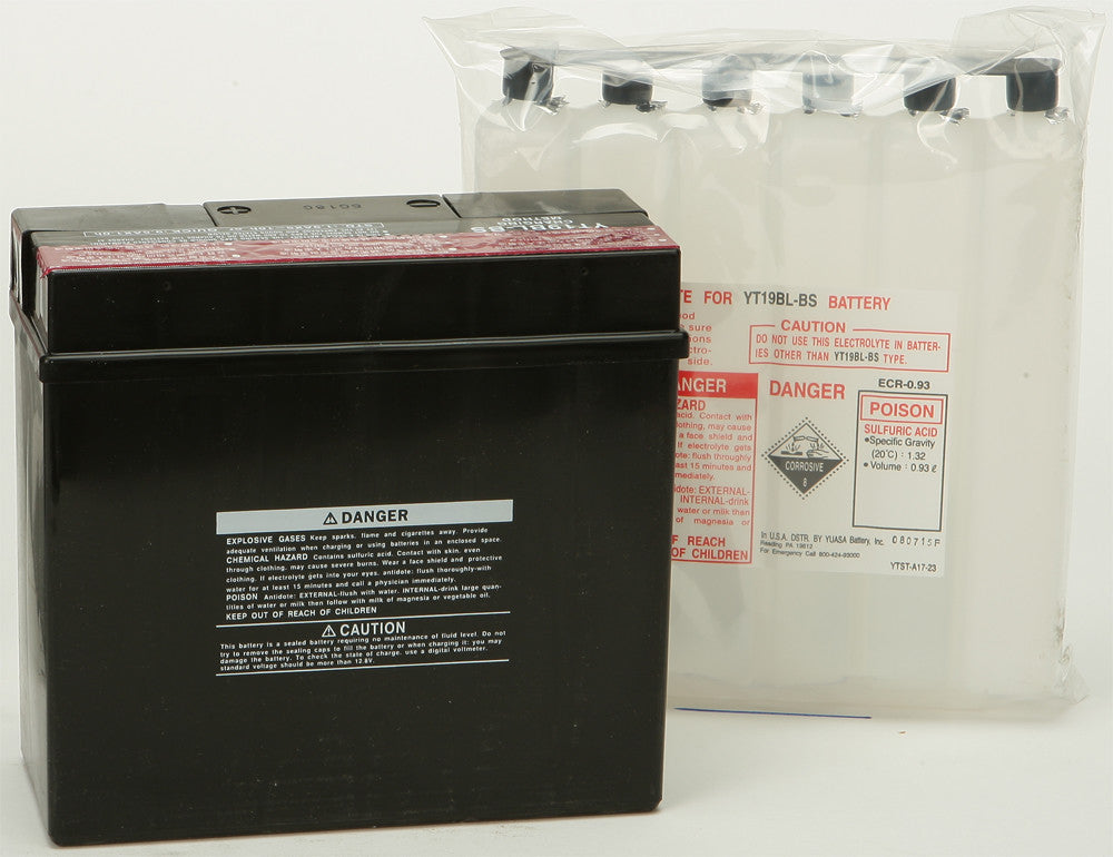 YUASA AGM Maintenance Free Battery