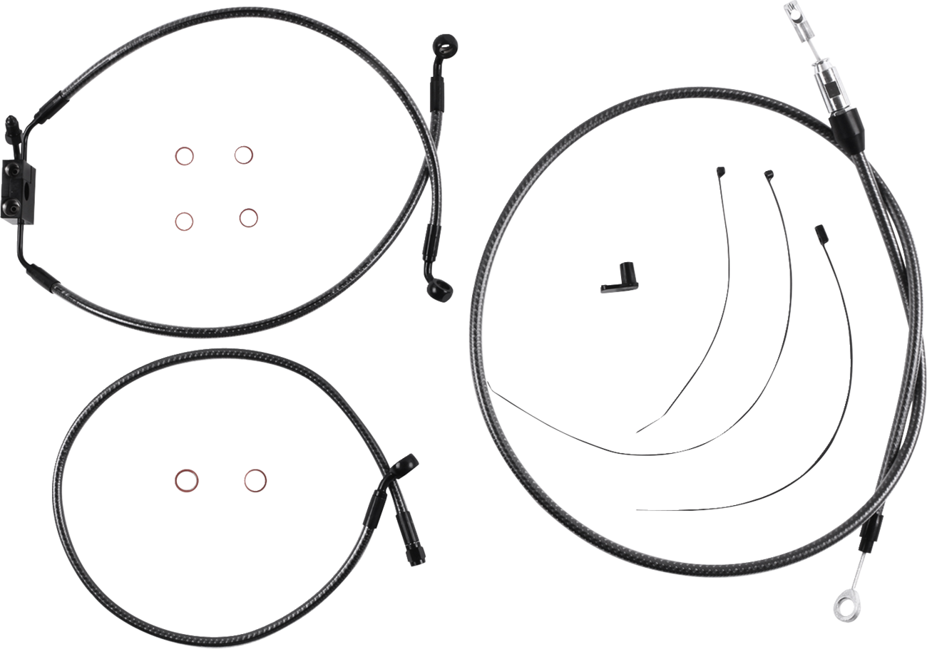 Magnum Shielding KARBONFIBR Designer Handlebar Installation Kit