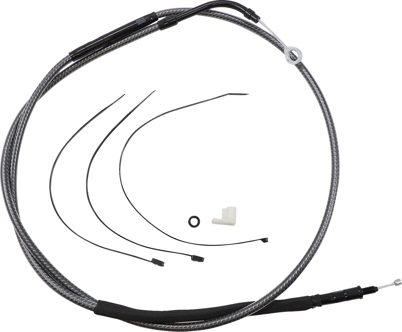 Magnum Shielding High-Efficiency Polished KARBONFIBR Clutch Cable