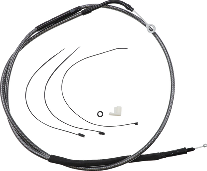 Magnum Shielding High-Efficiency Polished KARBONFIBR Clutch Cable