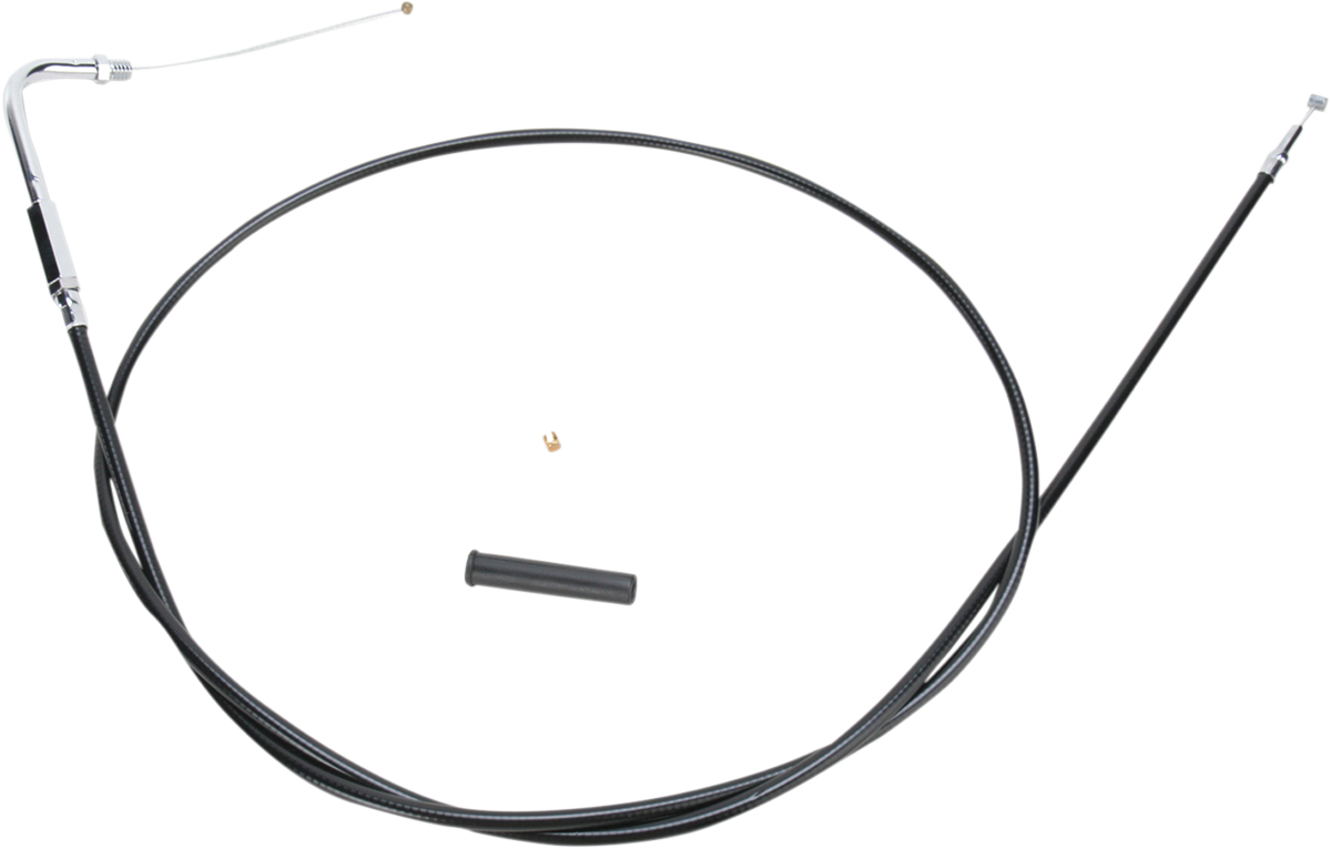Drag Specialties Black Vinyl Throttle Cable