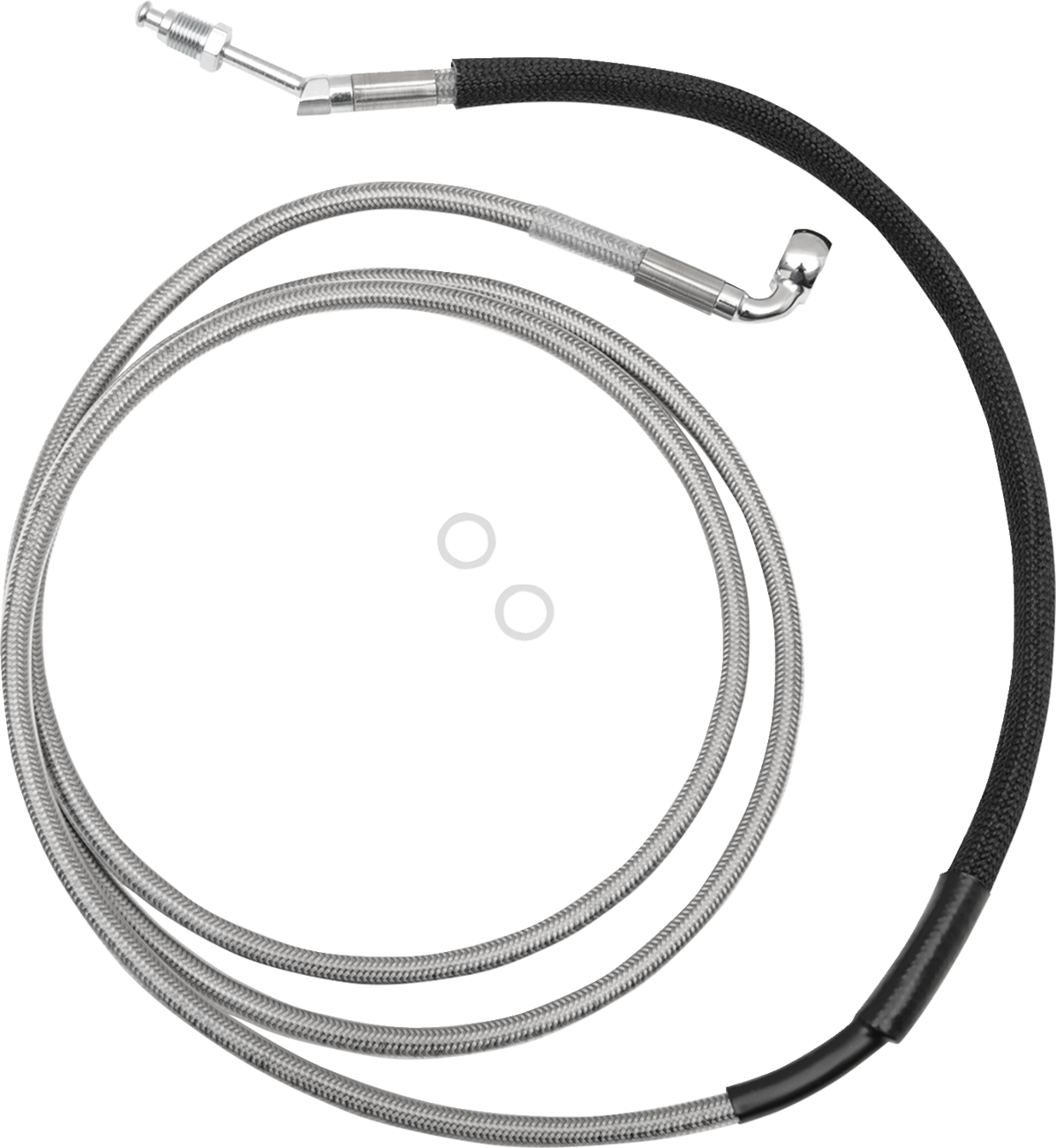 Drag Specialties Stainless Steel Hydraulic Clutch Line