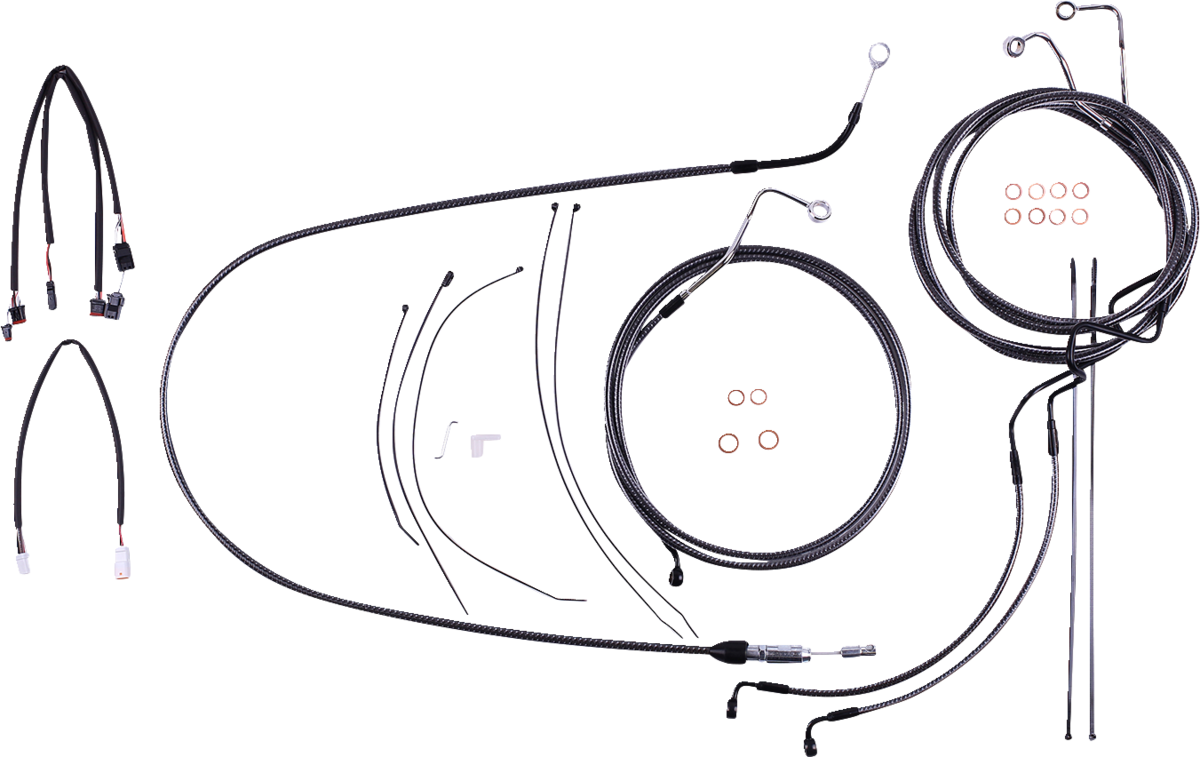 Magnum Shielding KARBONFIBR Designer Handlebar Installation Kit