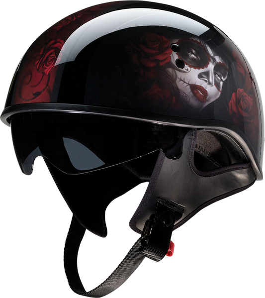 Z1R Vagrant Red Catrina Helmet