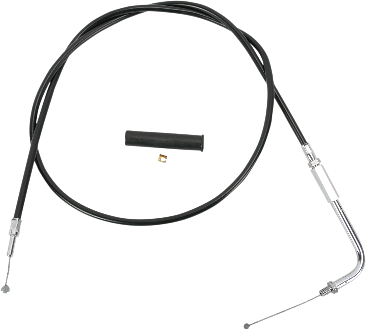 Drag Specialties Black Vinyl Throttle Cable