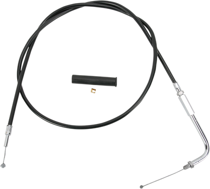 Drag Specialties Black Vinyl Throttle Cable
