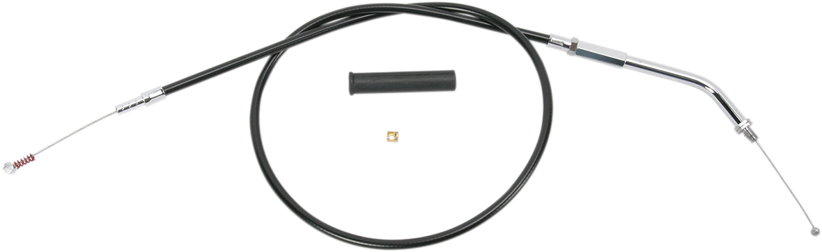Drag Specialties Black Vinyl Idle Cable