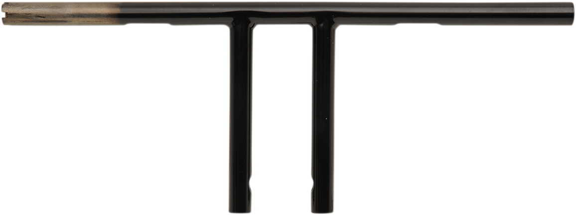 Drag Specialties 1" T-Bar - Dimpled - Curved