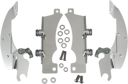 Memphis Shades Windshield Batwing Trigger-Lock Complete Mount Kit