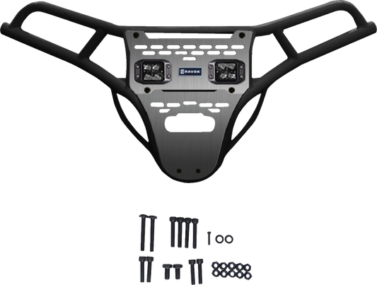 Ravek Front Bumper/Skid Plate with White Lights