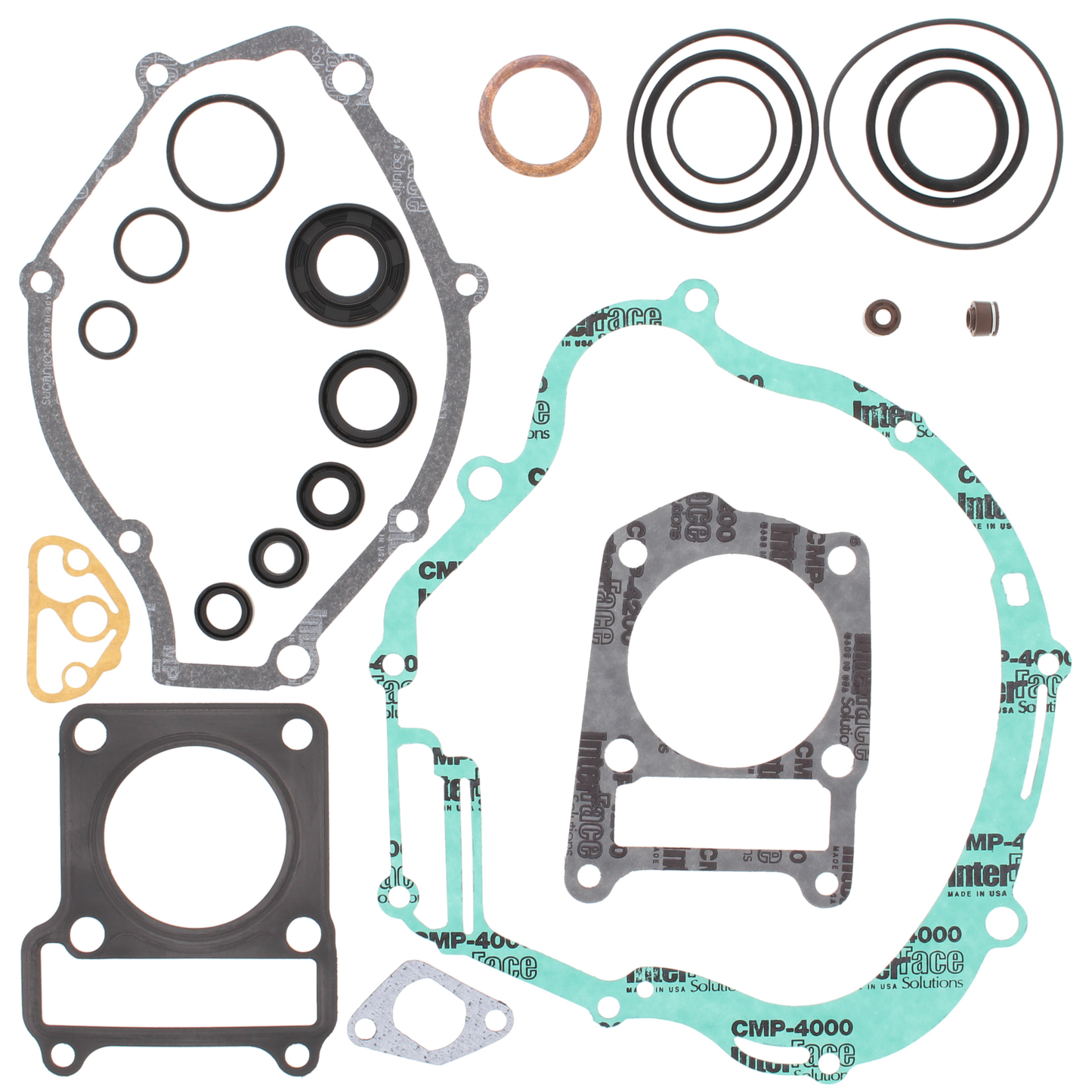 Vertex Complete Gasket Kit w/Oil Seal