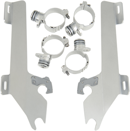 Memphis Shades Windshield Batwing Trigger-Lock Complete Mount Kit